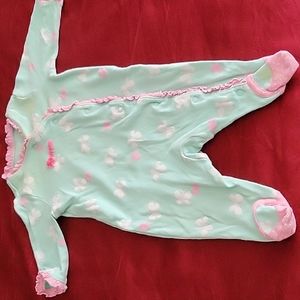 Child of Mine 0-3M Aqua with white Butterfly